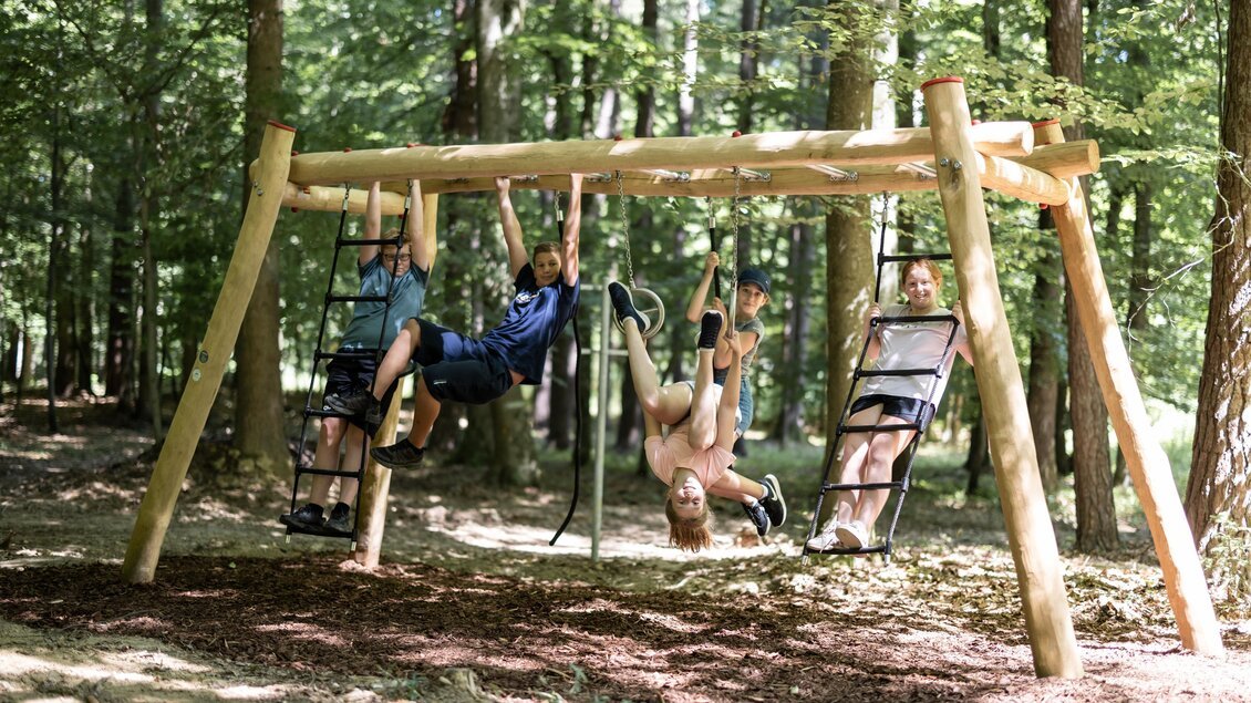 Motorikpark Fürstenfeld – Bewegungsstation im Buchwald